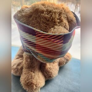 Vibrant Multicolor Plaid Scarf for Men